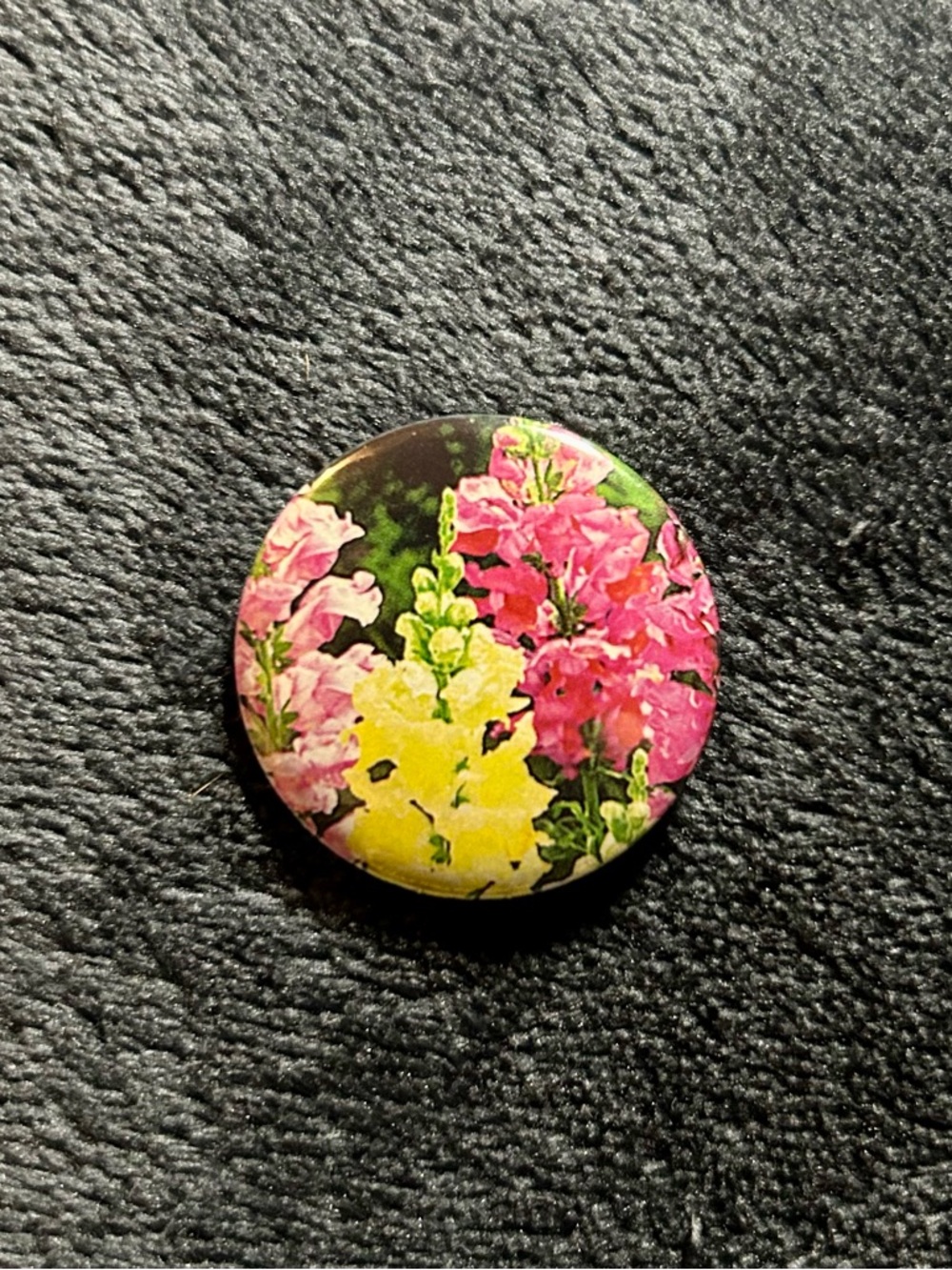 Handmade Floral Button Set Seed Packet Upcycled Pins 1.25in Cottagecore Spring - Picture 6 of 8